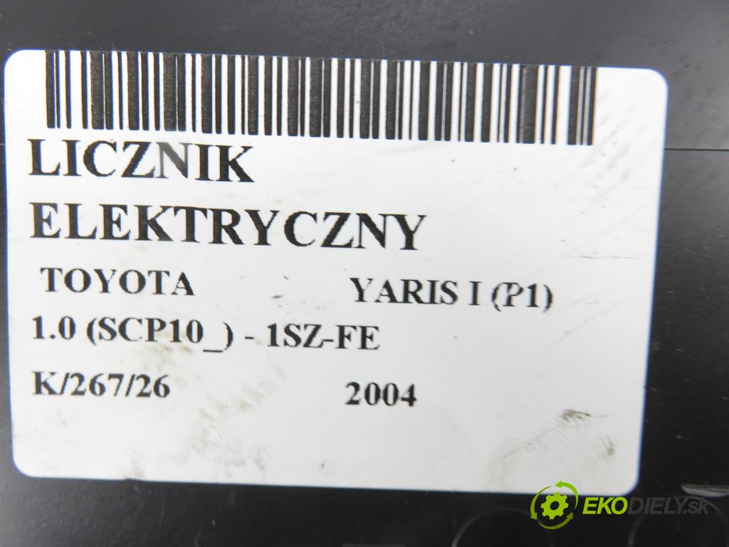 TOYOTA YARIS (_P1_) HB 2004 50,00 1.0 VVT- i 68 - 1SZ-FE 998,00 prístrojovka elektrický 21655865