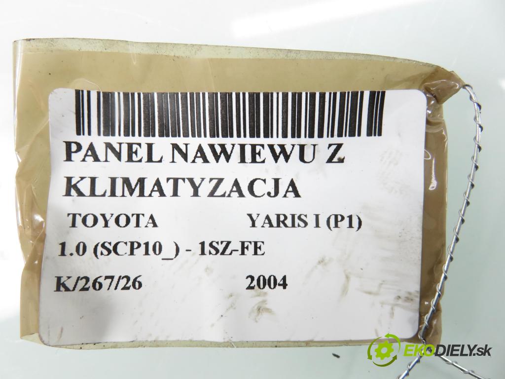 TOYOTA YARIS (_P1_) HB 2004 50,00 1.0 VVT- i 68 - 1SZ-FE 998,00 Panel topení KLIMATIZACE: 758649 ; 54050D110B0