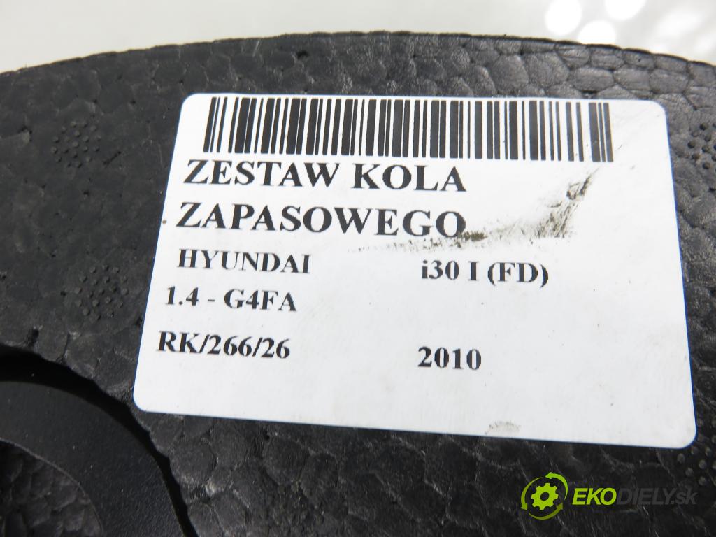 HYUNDAI i30 (FD) HB 2010 80,00 1.4 - G4FA 1396,00 Súprava KOLA: ZÁLOHOVANIE: 091002L000