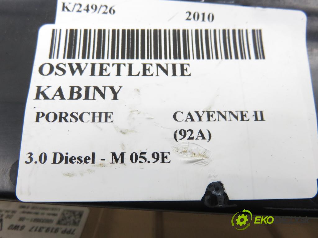 PORSCHE CAYENNE II (92A) SUV 2010 176,00 3.0 Diesel - M 05.9E 2967,00 osvětlení kabina 7PP959551DJ ; 7PP959728F ; 7PP919211D