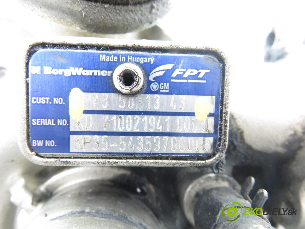 FIAT PANDA Van (169_) HB 2005 51,00 1.3 D Multijet - 188 A8.000 1248,00 Turbodúchadlo 73501343 (Turbodúchadlo (kompletné))