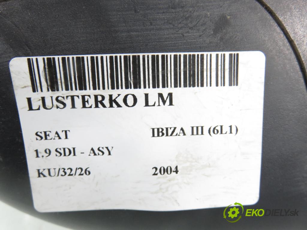 SEAT IBIZA III (6L1) HB 2004 47,00 1.9 SDI - ASY 1896,00 zpětné zrcátko 