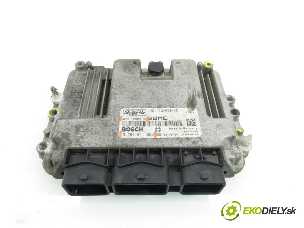 FORD FOCUS II (DA_, HCP) HB 2005 80,00 1.6 TDCi - G8DD 1560,00 Riadiaca jednotka Motor 4M5112A650ND ; 0281011263