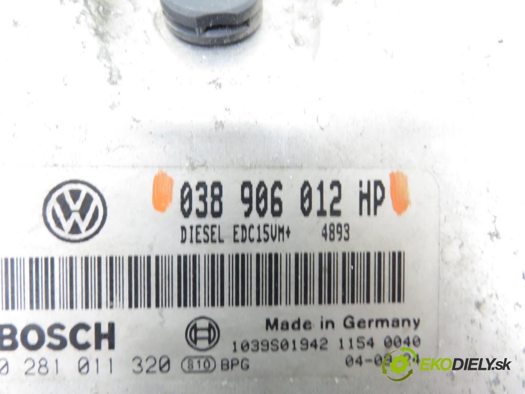 SEAT IBIZA III (6L1) HB 2004 47,00 1.9 SDI - ASY 1896,00 Riadiaca jednotka Motor 038906012HP ; 0281011320