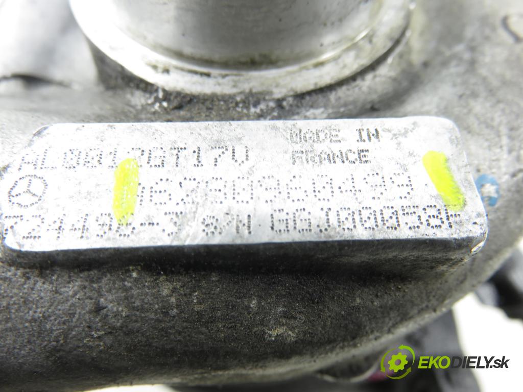 MERCEDES-BENZ KLASA S (W220) SEDAN 2003 191,00 S 400 CDI V8 260 - OM 628.960 3996,00 RYCHLONABÍJEČKA: 6280960499 (Kompletní turbodmychadlo)