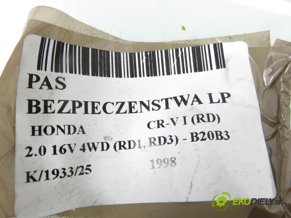 HONDA CR-V I (RD) SUV 1998 94,00 2.0 16V 4WD (RD1, RD3) - B20B3 1972,00 Držiak bezpečnostný LP NSB072GL008