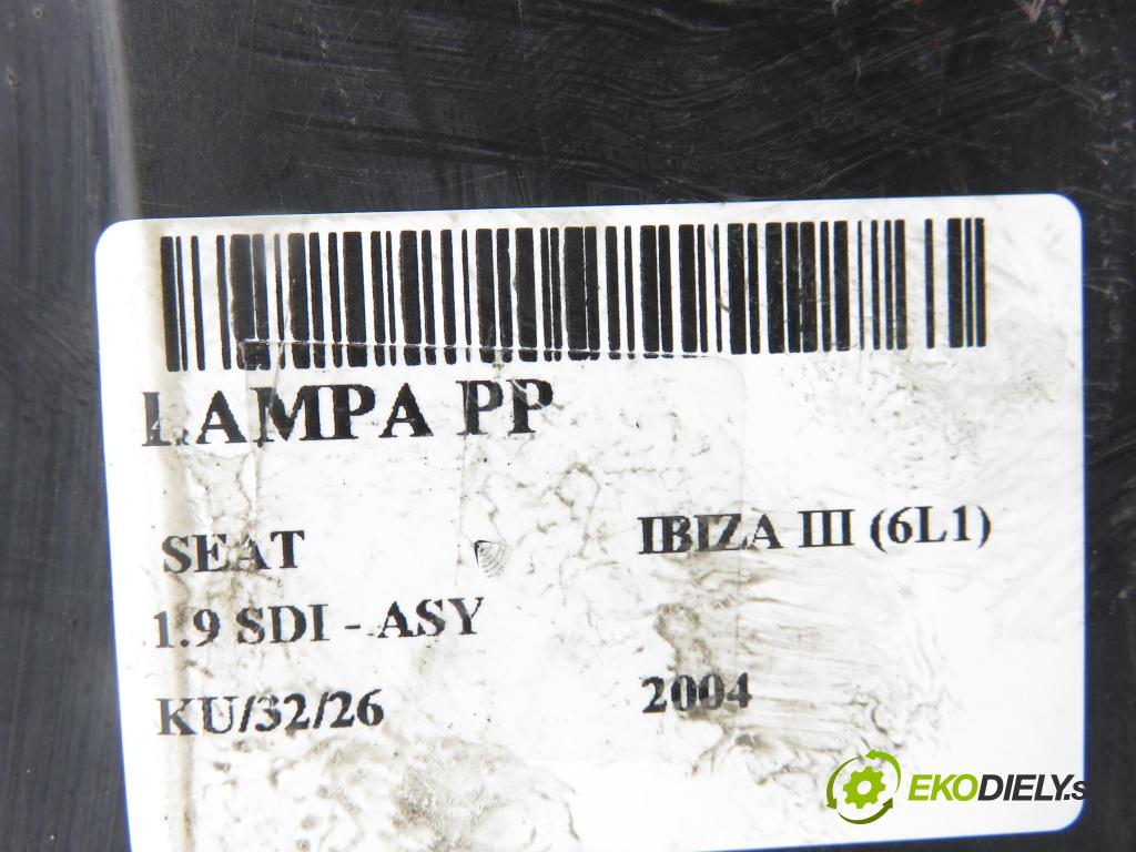 SEAT IBIZA III (6L1) HB 2004 47,00 1.9 SDI - ASY 1896,00 světlo PP 