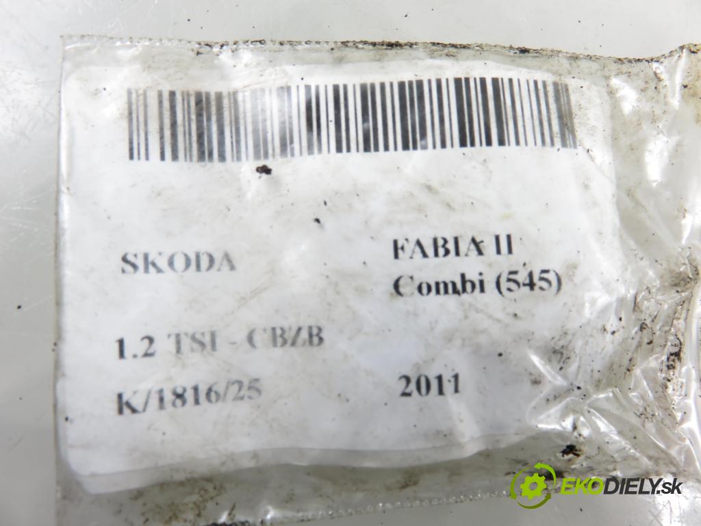 SKODA FABIA II Combi (545) KOMBI 2011 77,00 1.2 TSI - CBZB 1197,00 vstrekovač IHP3082 ; 03F906036B (Vstrekovač paliva)