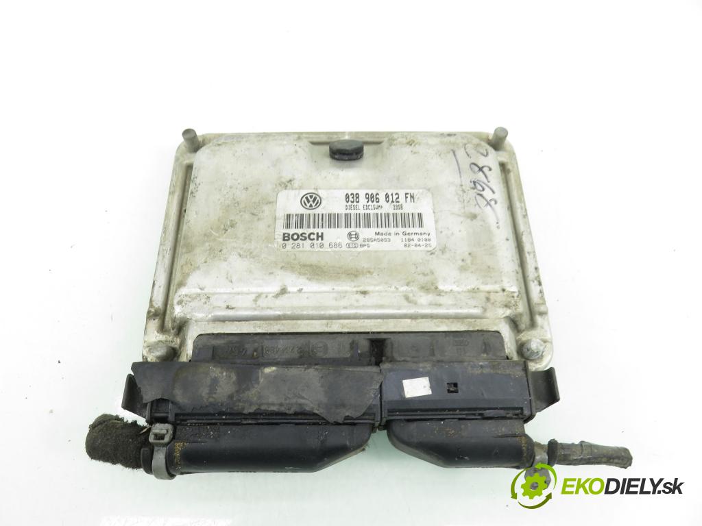 SEAT LEON (1M1) HB 1999 66,00 1.9 TDI 90 - ALH 1896,00 Riadiaca jednotka Motor 038906012FN ; 0281010686