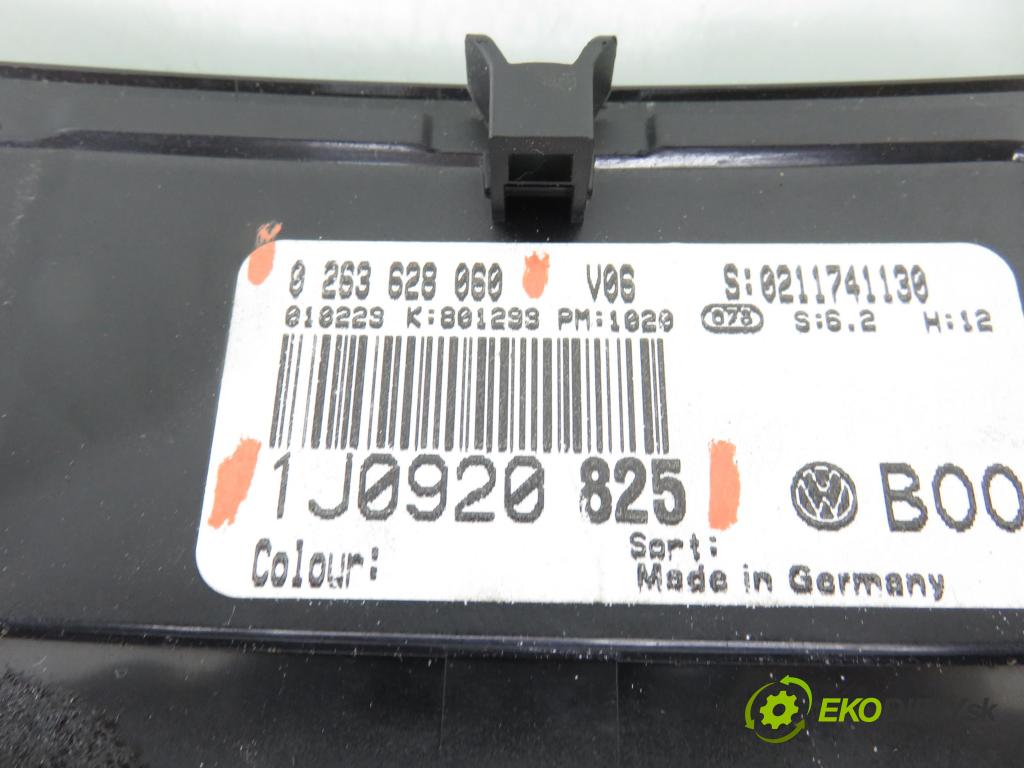 VW GOLF IV Variant (1J5) KOMBI 2000 77,00 1.6 16V - ATN 1598,00 prístrojovka elektrický 1J0920825 ; 0263628060