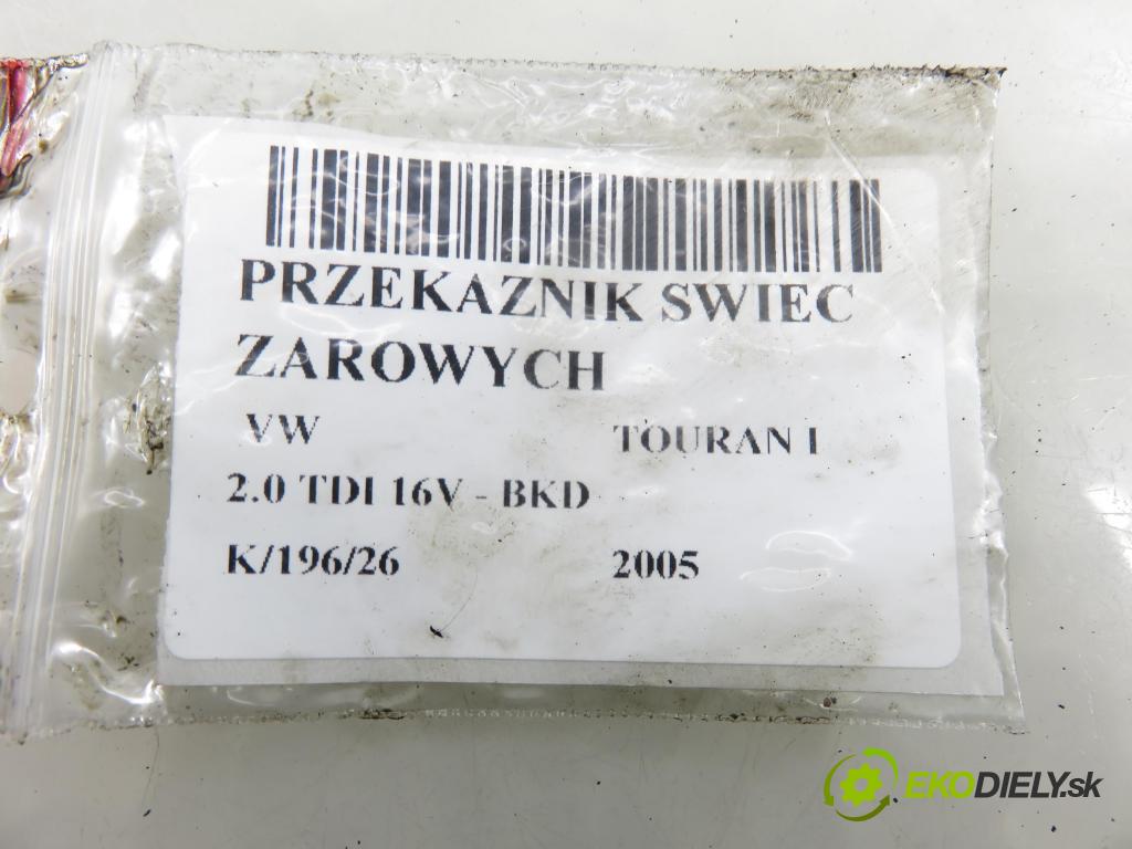 VW TOURAN (1T1, 1T2) MINIVAN 2005 103,00 2.0 TDI 16V 140 - BKD 1968,00 Lišta JÚN: 03G971600