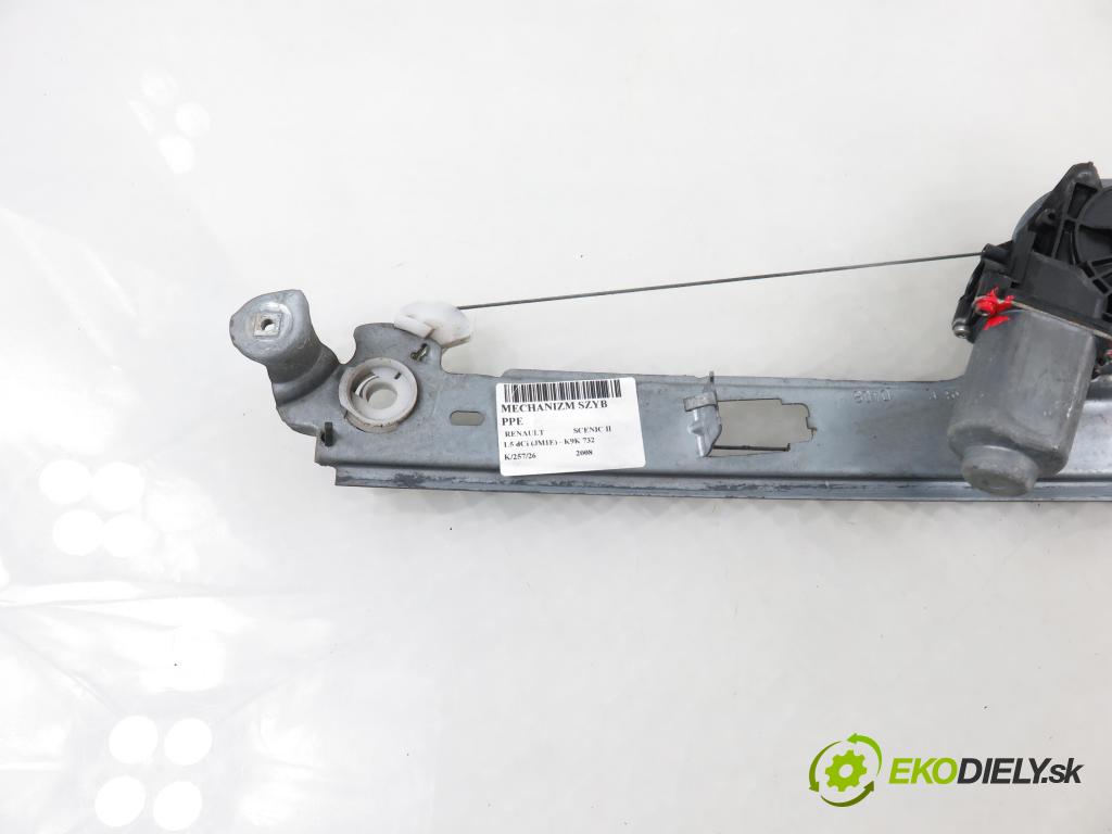 RENAULT SCENIC II (JM0/1_) MINIVAN 2008 78,00 1.5 dCi 106 - K9K 732 1461,00 Mechanizmus okien