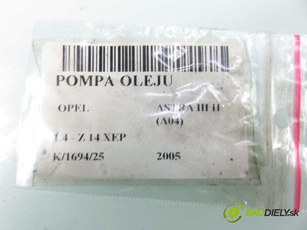 OPEL ASTRA H (A04) HB 2005 66,00 1.4 - Z 14 XEP 1364,00 Pumpa oleja 24469096 (Olejová pumpa)