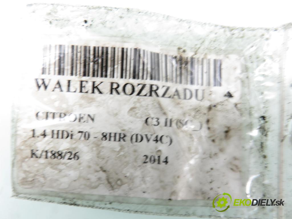 CITROEN C3 II (SC_) HB 2014 50,00 1.4 HDi 70 - 8HR (DV4C) 1398,00 VÁLEČEK VAČKOVÁ HŘÍDEL: 9685052710