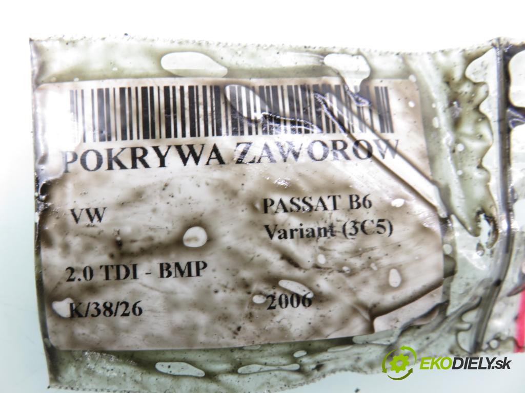 VW PASSAT B6 Variant (3C5) KOMBI 2006 103,00 2.0 TDI PD 8V 140 - BMP 1968,00 Kryt Ventilov 03G103469M