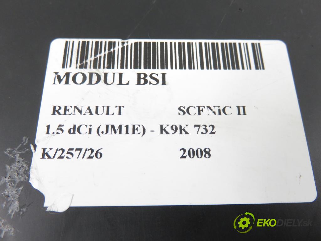 RENAULT SCENIC II (JM0/1_) MINIVAN 2008 78,00 1.5 dCi 106 - K9K 732 1461,00 MODUL BSI 8200780007