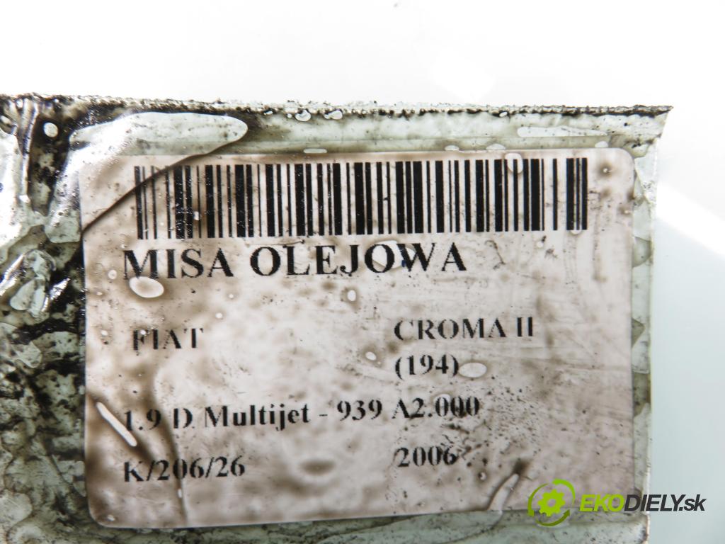 FIAT CROMA (194_) KOMBI 2006 110,00 1.9 D Multijet 150 - 939 A2.000 1910,00 Vaňa olejová 55194355 (Olejová vaňa)
