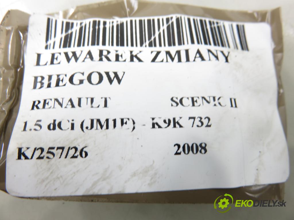 RENAULT SCENIC II (JM0/1_) MINIVAN 2008 78,00 1.5 dCi 106 - K9K 732 1461,00 ZVEDÁK: 8200831615