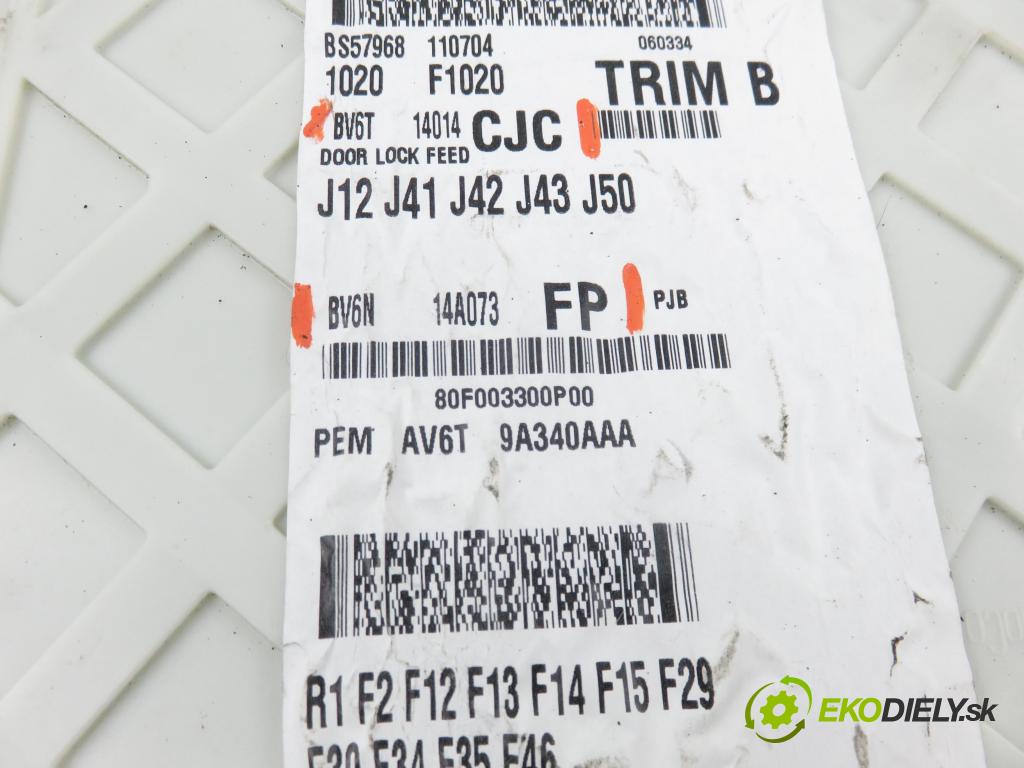 FORD FOCUS III Turnier KOMBI 2012 85,00 1.6 TDCi - T1DB 1560,00 MODUL BSI BV6N14A073FP ; BV6T14014CJC