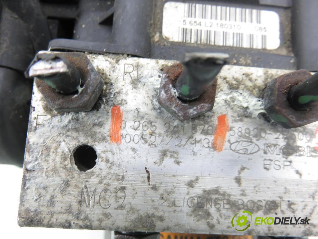 HYUNDAI i30 (FD) HB 2010 80,00 1.4 - G4FA 1396,00 pumpa ABS 589202R500 ; 0265951617 ; 0265251576 (Pumpa ABS)