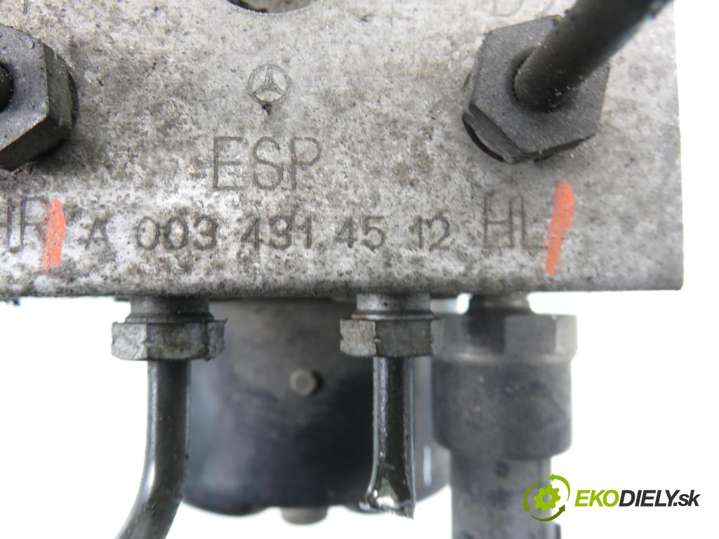 MERCEDES-BENZ KLASA A (W168) HB 1999 60,00 1.4 A 140 82 - M 166.940 1397,00 pumpa ABS 0265202412 ; A0034314512HL (Pumpa ABS)