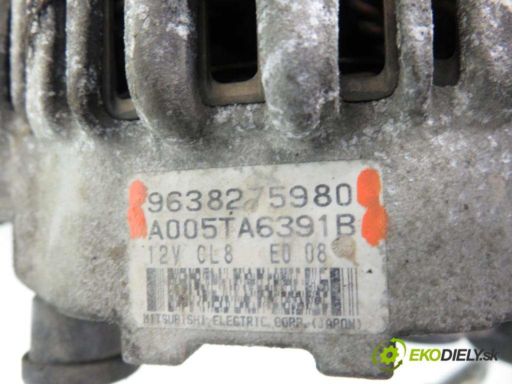 PEUGEOT 206 liftback (2A/C) HB 2000 55,00 1.4 i 75 -  KFX 1361,00 Alternátor 9638275980 ; A005TA6391B (Alternátor)