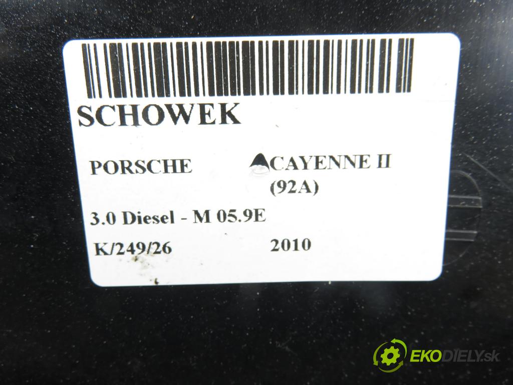 PORSCHE CAYENNE II (92A) SUV 2010 176,00 3.0 Diesel - M 05.9E 2967,00 Priehradka, kastlík 7P5857095