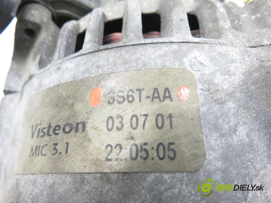 FORD FIESTA V (JH_, JD_) HB 2004 50,00 1.4 TDCi 68 - F6JB 1399,00 Alternátor 3S6TAA (Alternátor)
