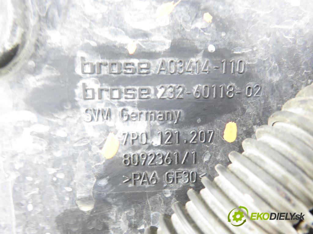 PORSCHE CAYENNE II (92A) SUV 2010 176,00 3.0 Diesel - M 05.9E 2967,00 ventilátor chladič PODNEBÍ / VODA 7P0121201F ; 7P0121203A