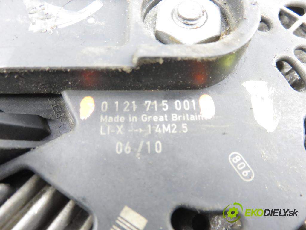 CITROEN C5 III Break (RW_) KOMBI 2008 150,00 2.7 HDi - UHZ (DT17BTED4) 2720,00 Alternátor 0121715001 (Alternátor)