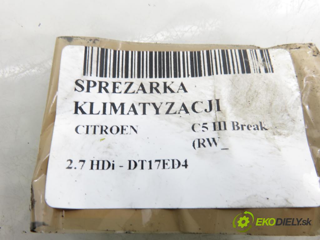 CITROEN C5 III Break (RW_) KOMBI 2008 150,00 2.7 HDi - UHZ (DT17BTED4) 2720,00 KOMPRESOR: klimatizace 9660555580 ; 10782403862 (Kompresor klimatizace)