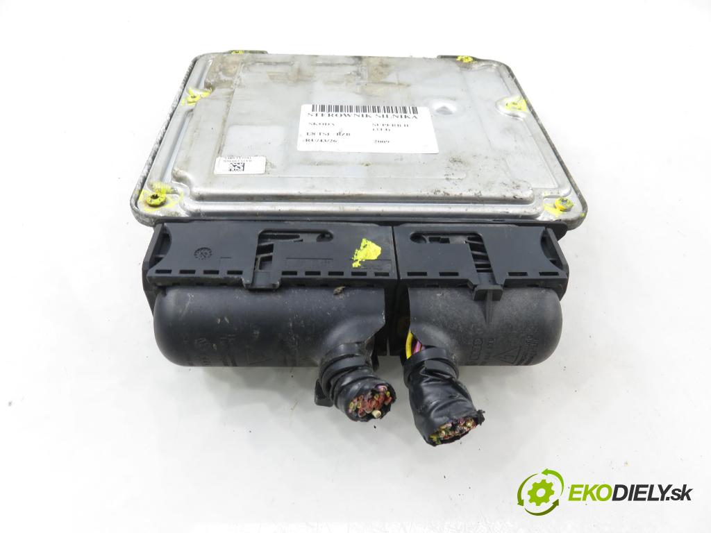SKODA SUPERB II (3T4) LIFTBACK 2009 118,00 1.8 TSI - BZB 1798,00 řídící jednotka motora 3T0907115 ; 1Z0907115B ; 0261201795