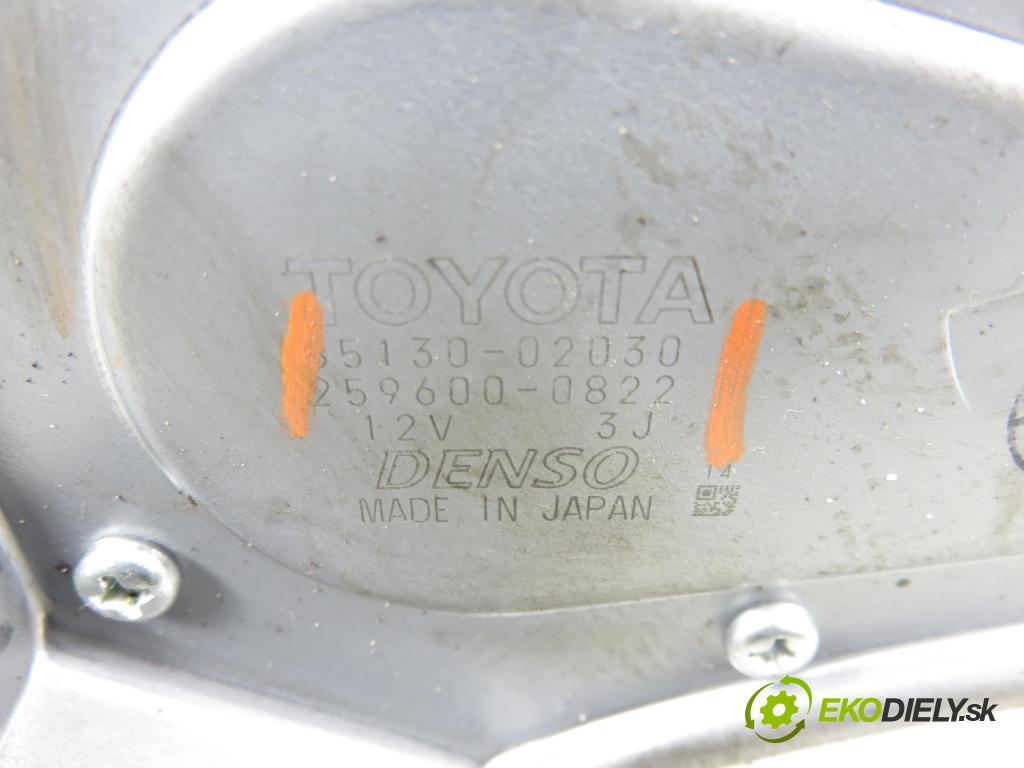 TOYOTA AURIS (_E15_) HB 2007 91,00 1.6 Dual-VVTi 124 - 1ZR-FE 1598,00 Motorček stierače zadné 8513002030 ; 2596000822