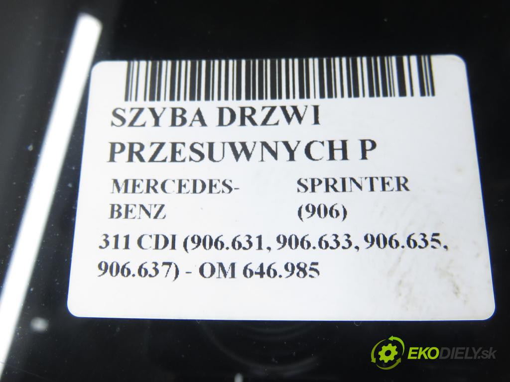 MERCEDES-BENZ SPRINTER 3,5-t Skrzynia (906) FURGON 2007 80,00 311 CDI (906.631, 906.633, 906.635, 906.637) - OM 2148,00 okno dveře posúvne P