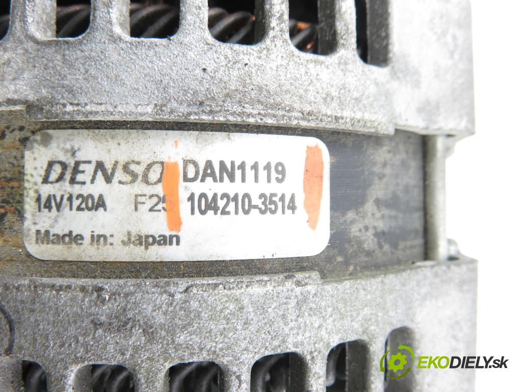 FORD FOCUS II (DA_, HCP) HB 2005 80,00 1.6 TDCi - G8DD 1560,00 Alternátor DAN1119 ; 1042103515 (Alternátor)