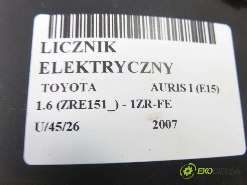 TOYOTA AURIS (_E15_) HB 2007 91,00 1.6 Dual-VVTi 124 - 1ZR-FE 1598,00 Prístrojovka elektrický 8380002L92