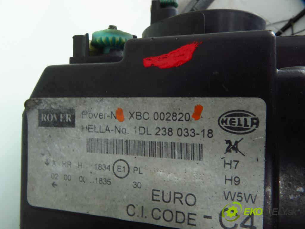 ROVER 75 (RJ) SEDAN 2005 85,00 2.0 CDT 116 - 204D2 1951,00 světlo PP XBC002820