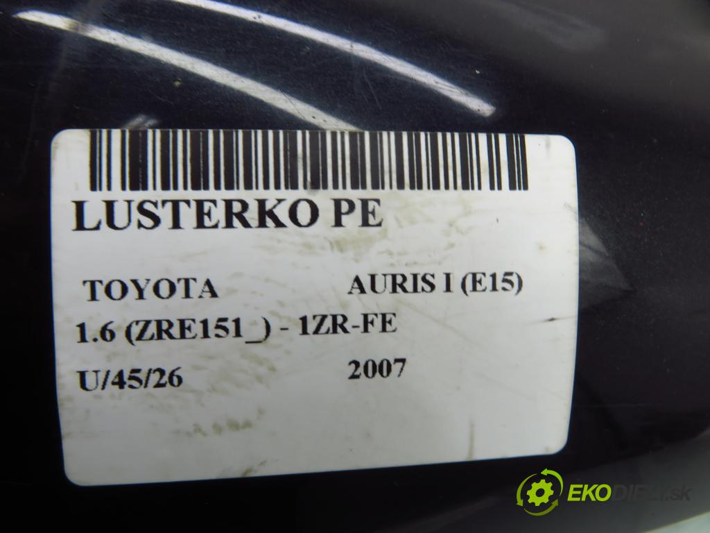 TOYOTA AURIS (_E15_) HB 2007 91,00 1.6 Dual-VVTi 124 - 1ZR-FE 1598,00 Spätné zrkadlo