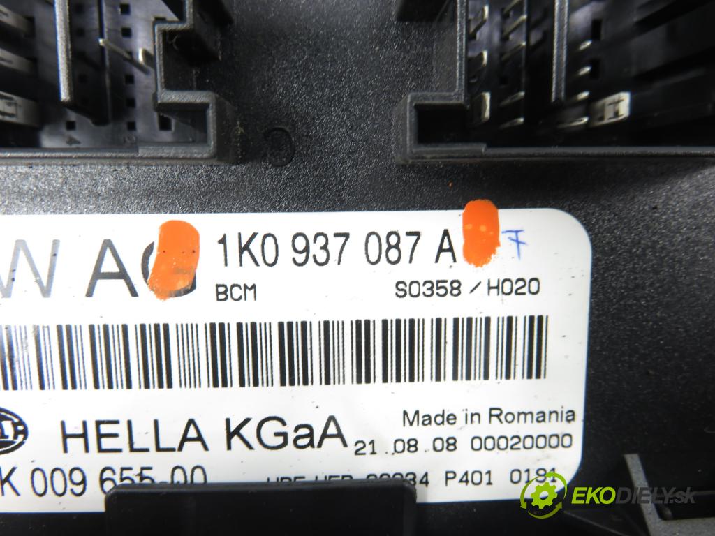 SKODA SUPERB II (3T4) LIFTBACK 2009 118,00 1.8 TSI - BZB 1798,00 MODUL BSI 1K0937087A