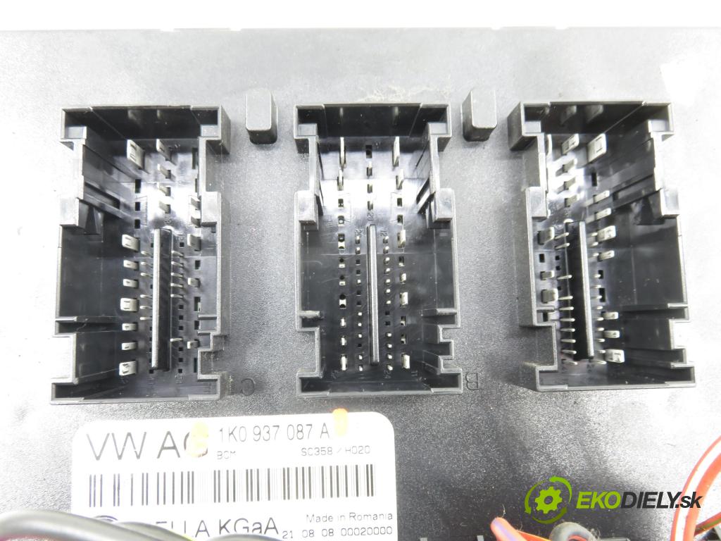 SKODA SUPERB II (3T4) LIFTBACK 2009 118,00 1.8 TSI - BZB 1798,00 MODUL BSI 1K0937087A