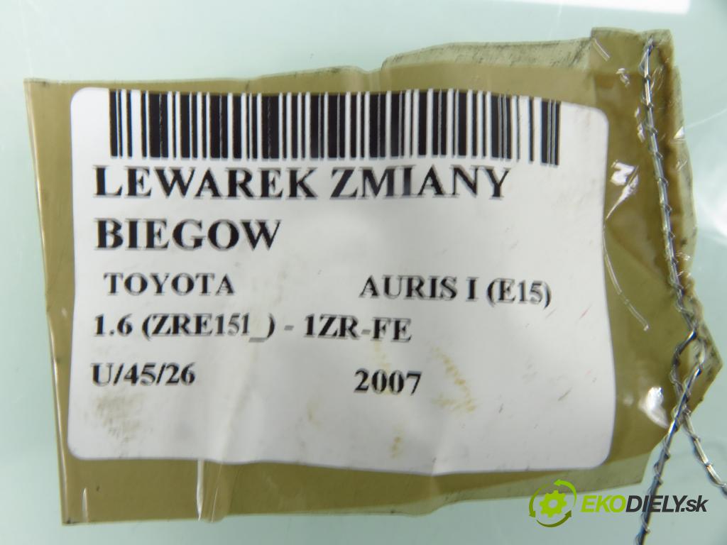 TOYOTA AURIS (_E15_) HB 2007 91,00 1.6 Dual-VVTi 124 - 1ZR-FE 1598,00 ZVEDÁK: 8945152020