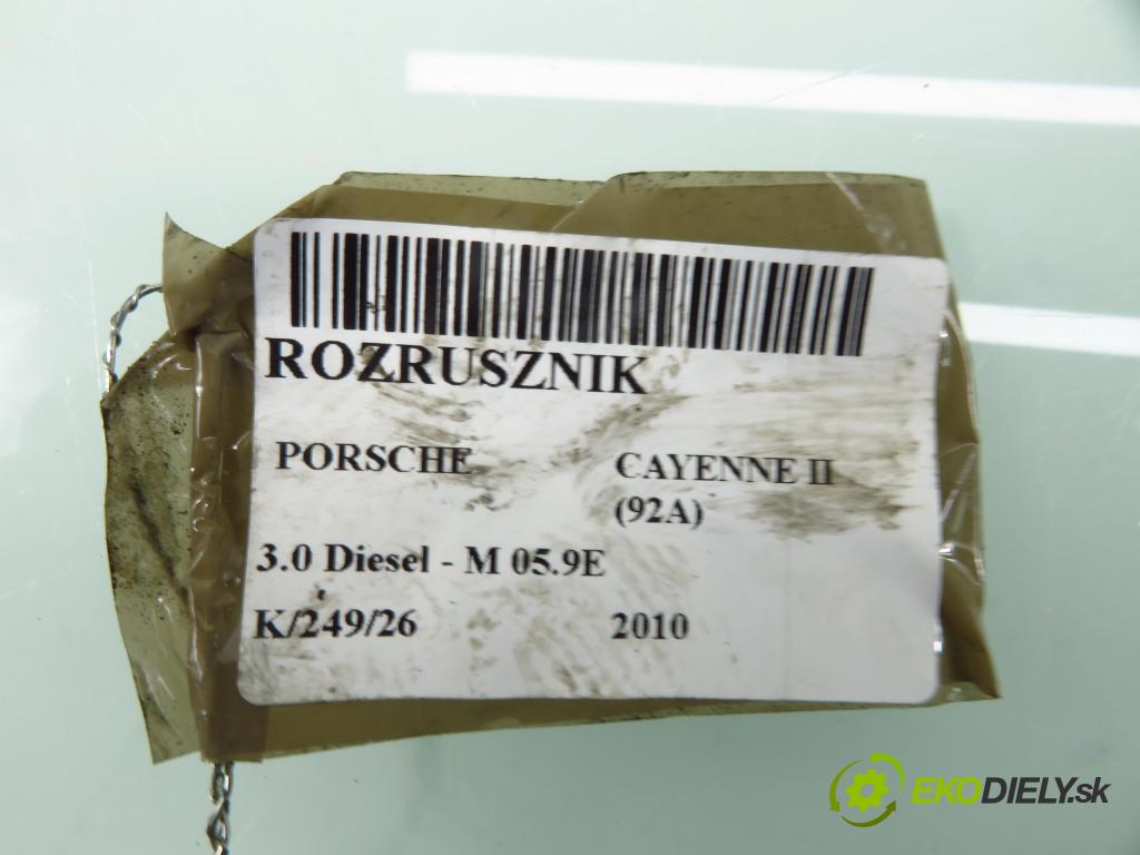 PORSCHE CAYENNE II (92A) SUV 2010 176,00 3.0 Diesel - M 05.9E 2967,00 Štartér 059911024K ; 4280007220 (Štartér)