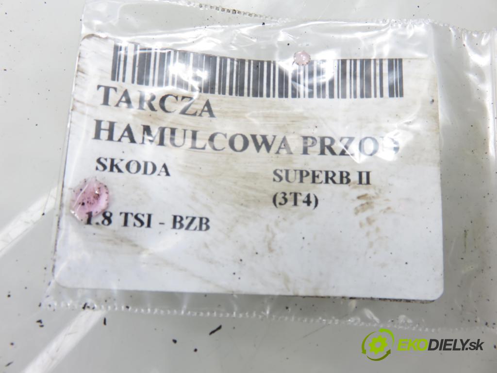 SKODA SUPERB II (3T4) LIFTBACK 2009 118,00 1.8 TSI - BZB 1798,00 lamela kotouč brzdová PŘEDNÍ: