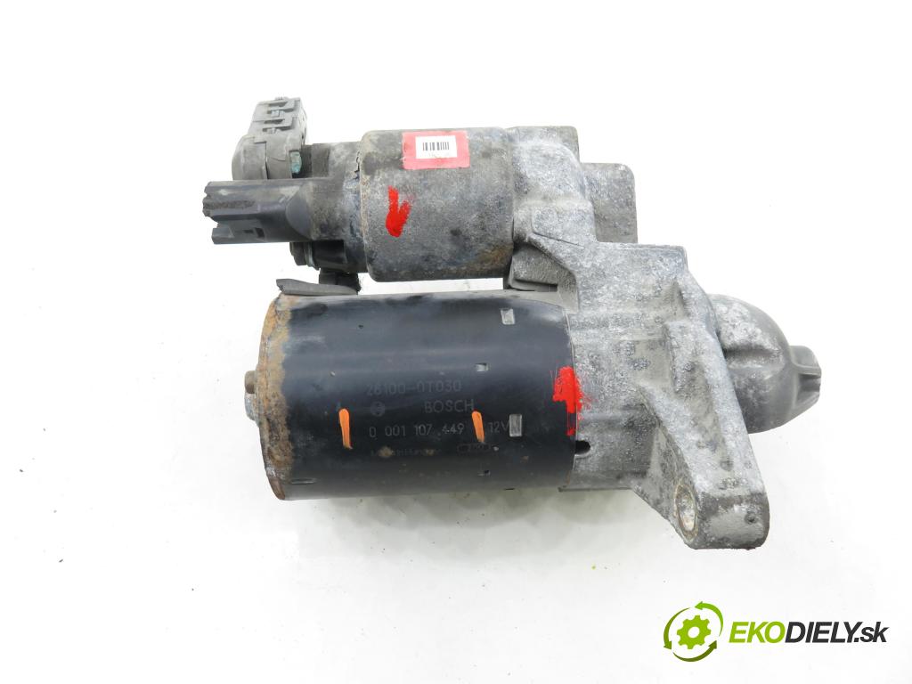 TOYOTA AURIS (_E15_) HB 2007 91,00 1.6 Dual-VVTi 124 - 1ZR-FE 1598,00 Štartér 0001107449 (Štartér)