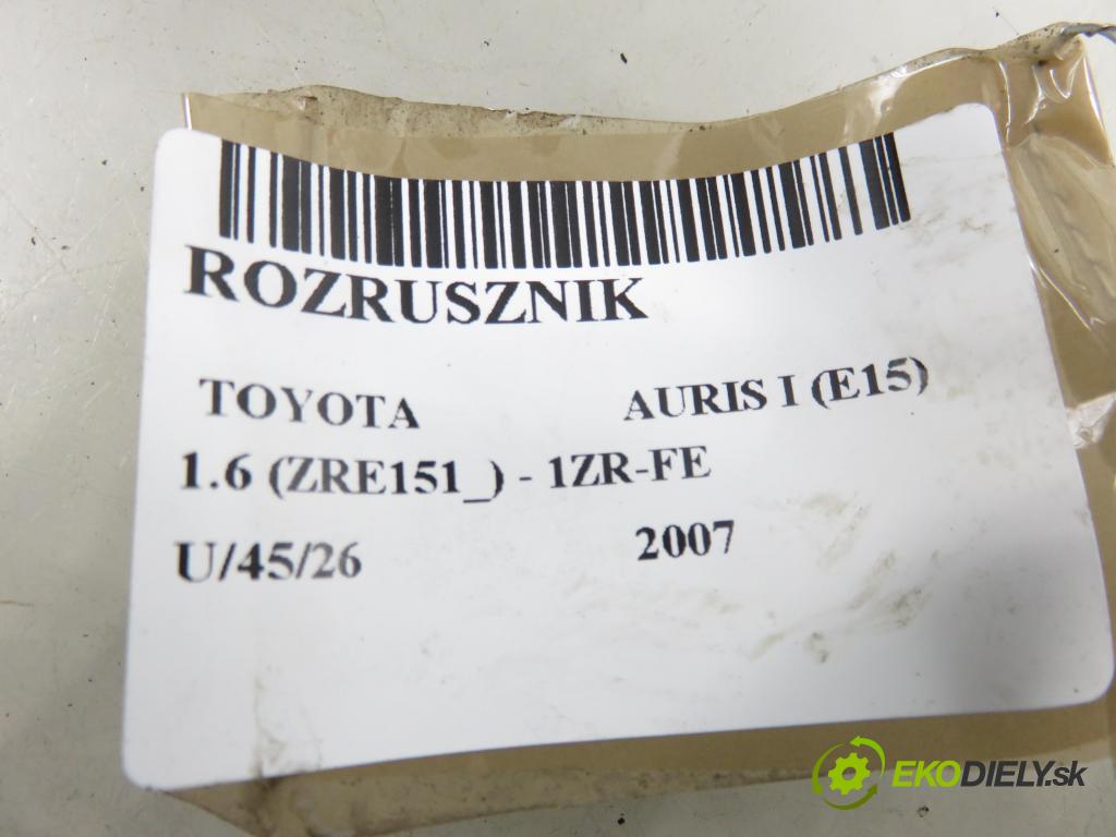TOYOTA AURIS (_E15_) HB 2007 91,00 1.6 Dual-VVTi 124 - 1ZR-FE 1598,00 Štartér 0001107449 (Štartér)