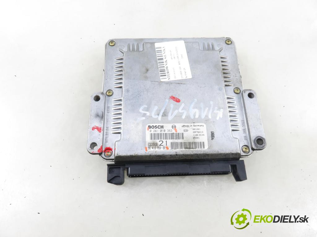 PEUGEOT 406 Break (8E/F) KOMBI 2001 80,00 2.0 HDI 110 - RHZ (DW10ATED) 1997,00 řídící jednotka motora 0281010363 ; 9641608080