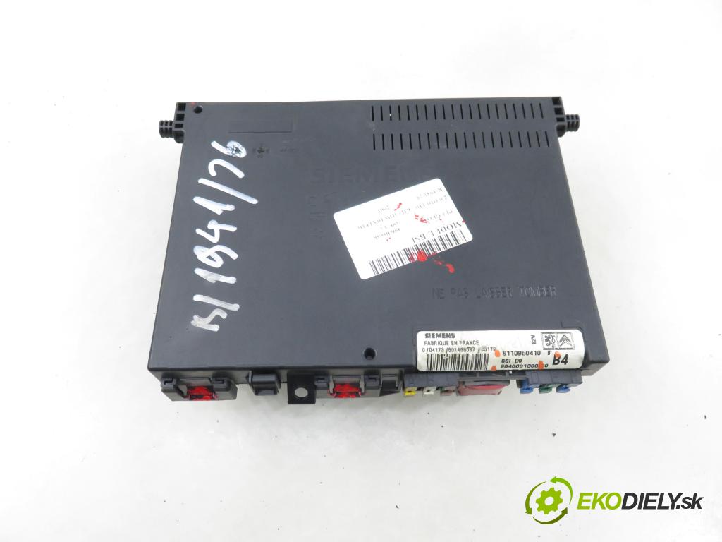 PEUGEOT 406 Break (8E/F) KOMBI 2001 80,00 2.0 HDI 110 - RHZ (DW10ATED) 1997,00 MODUL BSI S110950410 ; 9640091380