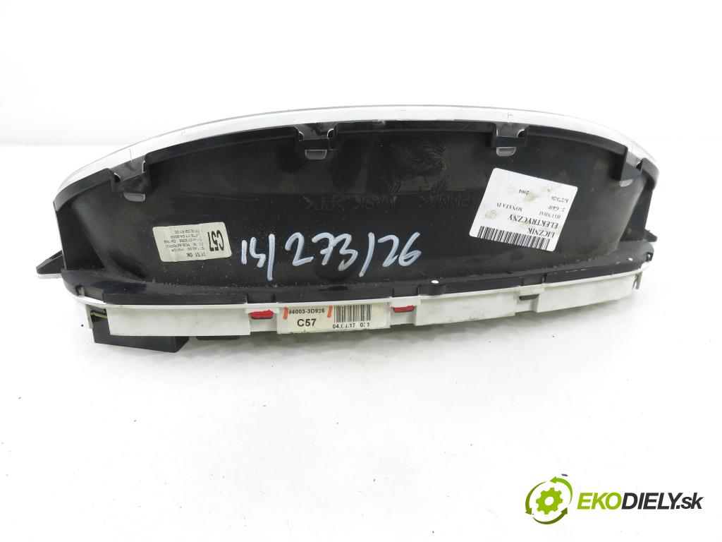 HYUNDAI SONATA IV (EF) SEDAN 2004 96,00 2.0 1997,00 prístrojovka elektrický 940033D926