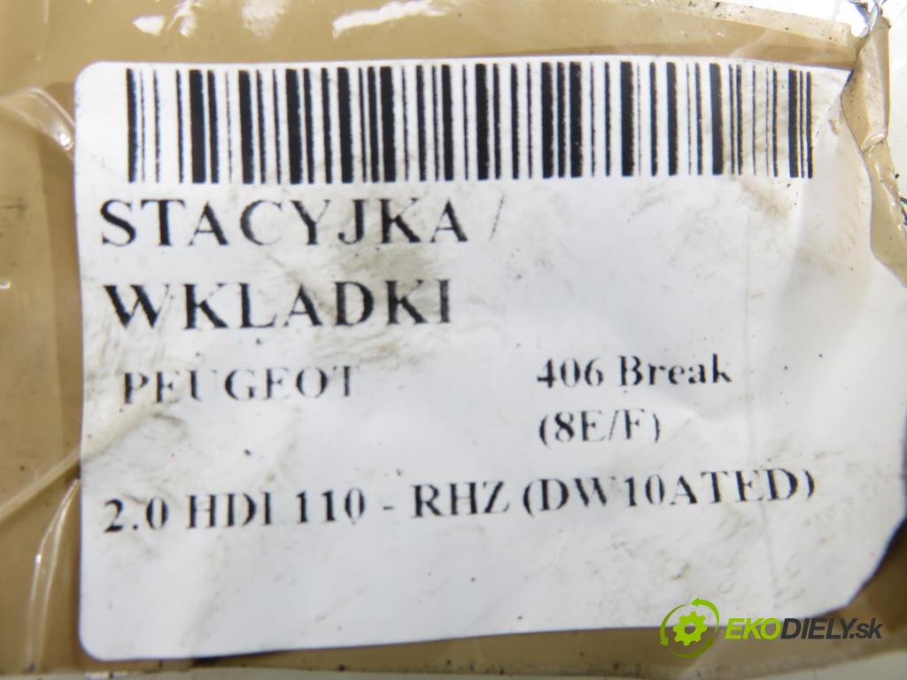 PEUGEOT 406 Break (8E/F) KOMBI 2001 80,00 2.0 HDI 110 - RHZ (DW10ATED) 1997,00 spinačka / zámky N0500108