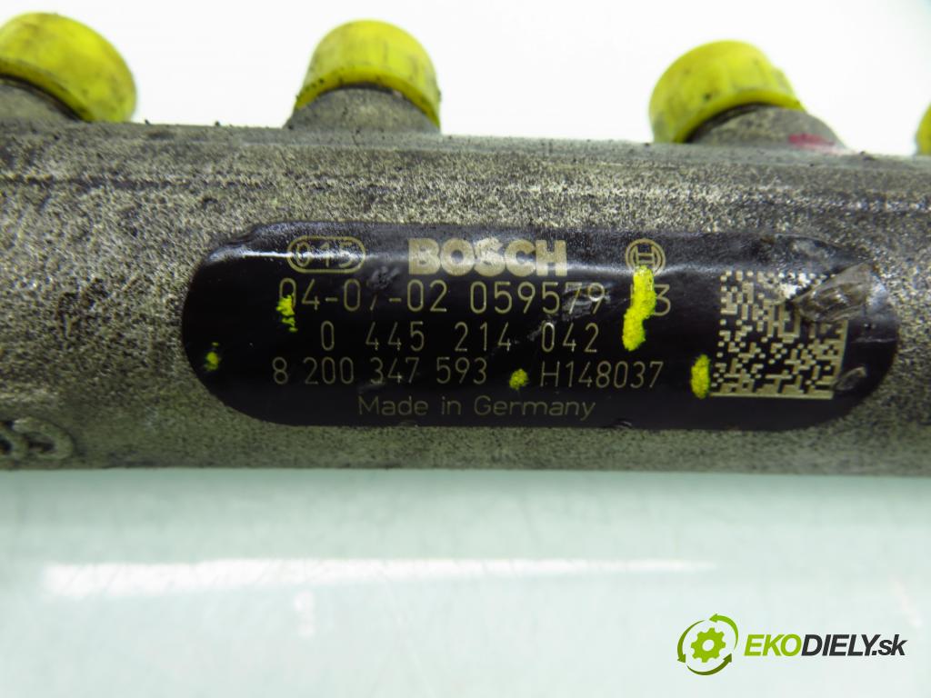 RENAULT MASTER II Skrzynia (FD) FURGON 2006 66,00 2.2 dCI 90 - G9T 750 2188,00 lišta vstřikovací 0445214042 ; 8200347593 ; 0281002568 (Vstřikovací lišta)